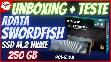 Unboxing ADATA SWORDFISH 250GB SSD M.2 NVME