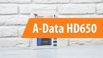 Распаковка внешнего HDD A-Data HD650/ Unboxing A-Data HD650