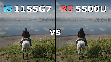 (i5 1155G7) Intel Iris Xe Graphics vs Ryzen 5 5500U Vega 7 Gaming Test ! 2022