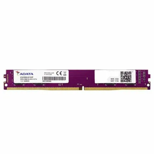 Оперативная память ADATA DDR4-2666 VLP U-DIMM 1x4 ГБ (AD4X2666J4G19-SPU)