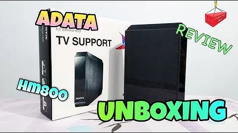 DISCO DURO PARA TV ADATA MH800 4TB - Unboxing y Review