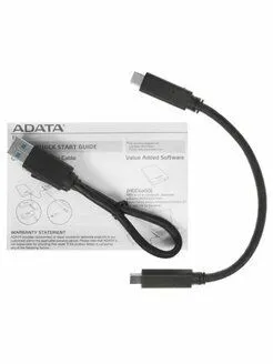 SSD жесткий диск ADATA ASE760-256GU32G2-CBK, USB-C 256GB ADATA-2