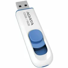 Накопитель ADATA 16GB Classic C008 белый/синий USB 2.0 Flash Drive (AC008-16G-RWE)