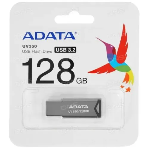 Память USB Flash 128 ГБ ADATA UV350 [AUV350-128G-RBK]-0