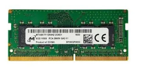 MTA8ATF1G64HZ-2G6D1 Micron 8GB PC4-21300 DDR4-2666MHz non-ECC Unbuffered CL19 260-Pin SoDimm 1.2V