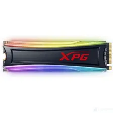 Диск ADATA SPECTRIX S40G RGB SSD 256GB, 3D TLC, M.2 (2280), PCIe Gen 3.0 x4, NVMe, R3500/W1200, TBW 160 AS40G-256GT-C