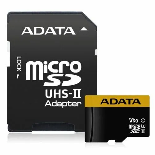 ADATA AUSDX64GUII3CL10-CA1 AUSDX64GUII3CL10-CA1 UHS-II U3 CLASS10, Adapter, 275/155 MB/s, RTL (968684)