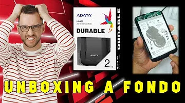 UNBOXING A FONDO DEL DISCO DURO EXTERNO / UNBOXING DE DISCO ADATA HD330 / DISCO ANTIGOLPES ADATA