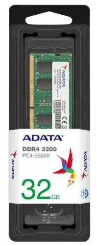 Память SO-DIMM DDR4 16Gb PC25600 3200MHz CL22 1.2V Adata (AD4S320016G22-SGN)-2