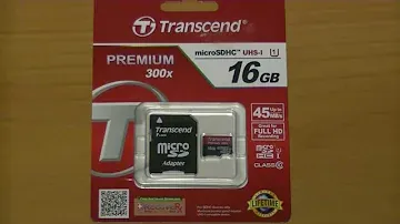 Карта памяти Transcend SDHC 16 GB  UHS-1 memory card, TS16GUSDU1