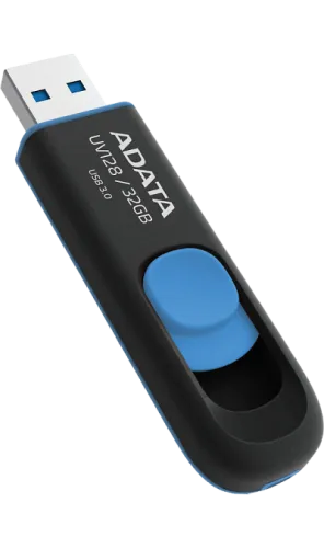 ADATA 32Gb USB3.2 AUV128-32G-RBE сине-черный