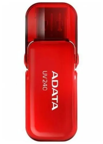 Флешка ADATA UV240 32 ГБ, красный-0