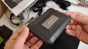 Unboxing Rack extern ADATA ED600, USB 3.1, 2.5"