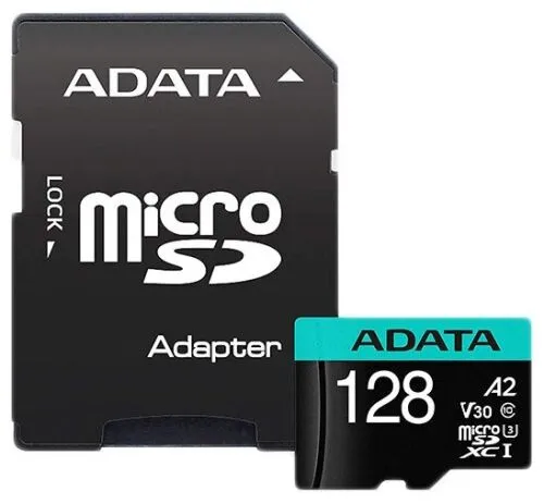 Карта памяти ADATA Premier Pro microSDXC 128 ГБ (AUSDX128GUI3V30SA2-RA1)
