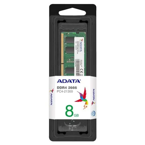 Оперативная память ADATA DDR4 2666 SO-DIMM Premier 1x8 ГБ (AD4S26668G19-SGN)-0