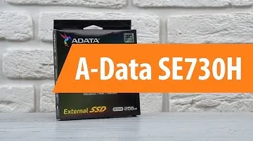 Распаковка внешнего SSD A-Data SE730H/ Unboxing A-Data SE730H