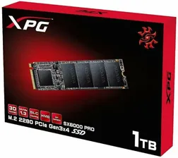 Накопитель Adata ASX6000PNP-1TT-C XPG SX6000 Pro M2 Накопитель SSD 1 TB PCI-E 3.0 x4