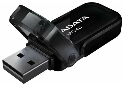 Флеш Диск 32GB ADATA UV240, USB 2.0, Черный