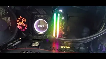 First Boot of the XPG Caster DDR5 RGB 6000Mhz 32 Gb CL40 RAM Kit