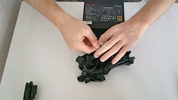 Блок питания XPG PYLON 650 BRONZE, Распаковка