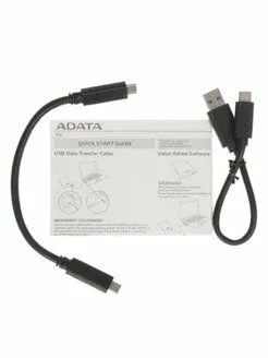 SSD жесткий диск ADATA ASE800-1TU32G2-CBK, USB-C 1TB, черный ADATA-3