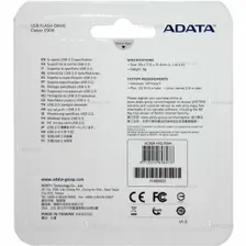 Накопитель ADATA 16GB Classic C906 белый USB 2.0 Flash Drive (AC906-16G-RWH)