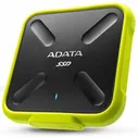Жесткий диск SSD 3.3" 1TB ADATA SD700 External SSD ASD700-1TU31-CYL USB 3.1 Gen 1, 440/440, MTBF 2M, 3D V-NAND TLC, 800TBW, DWPD, IP68, Yellow, RTL (969234)