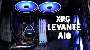Распаковка и установка XPG Levante 240 мм AIO
